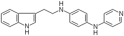 N-[2-(1H-吲哚-3-基)乙基]-N-(4-吡啶基)-1,4-苯二胺結構式_881202-45-5結構式