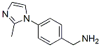 4-(2-Methyl-1H-imidazol-1-yl)benzylamine Structure,883291-45-0Structure