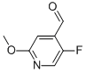 4-Pyridinecarboxaldehyde, 5-fluoro-2-methoxy- Structure,884495-12-9Structure