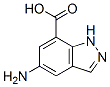 5-Amino-1H-indazole-7-carboxylic acid Structure,885272-13-9Structure