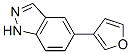 5-Furan-3-yl-1H-indazole Structure,885272-45-7Structure