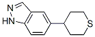 5-(Tetrahydro-thiopyran-4-yl)-1H-indazole Structure,885272-59-3Structure