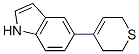 5-(3,6-Dihydro-2H-thiopyran-4-yl)-1H-indole Structure,885273-29-0Structure