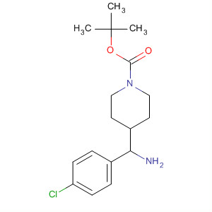 4-[Amino(4-chlorophenyl)methyl]piperidine-1-carboxylic acid tert-butyl ester Structure,885595-32-4Structure