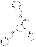 4-Benzyloxy-2-pyrrolidin-1-ylmethyl-pyrrolidine-1-carboxylic acid benzyl ester Structure,886363-04-8Structure