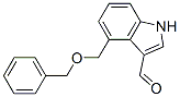 4-Benzyloxymethyl-1H-indole-3-carbaldehyde Structure,887575-83-9Structure