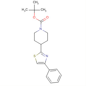 Tert-butyl 4-(4-phenylthiazol-2-yl)piperidine-1-carboxylate Structure,887624-95-5Structure