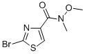 2-Bromo-n-methoxy-n-methylthiazole-4-carboxamide Structure,888314-10-1Structure