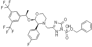 Fosaprepitant Benzyl Ester Structure,889852-02-2Structure