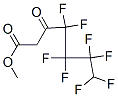 4,4,5,5,6,6,7,7-Octafluoro-3-oxoheptanoic acid methyl ester Structure,89129-69-1Structure