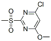 4-Chloro-6-methoxy-2-(methylsulfonyl)pyrimidine Structure,89466-55-7Structure