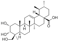 2α,3α,24-trihydroxyurs-12-en-28-oic acid Structure,89786-83-4Structure