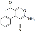 5-Acetyl-2-amino-6-methyl-4-phenyl-4H-pyran-3-carbonitrile Structure,89809-89-2Structure