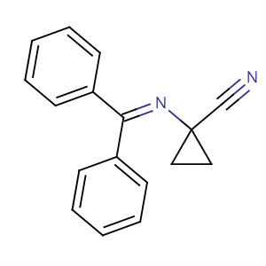 1-(Diphenylmethylene)amino-1-cyclopropanecarbonitrile Structure,89985-88-6Structure