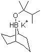 Potassium 9-(2,3-dimethyl-2-butoxy)-9-boratabicyclo[3.3.l]nonane Structure,89999-86-0Structure