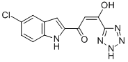 2-Propen-1-one, 1-(5-chloro-1H-indol-2-yl)-3-hydroxy-3-(2H-tetrazol-5-yl)- Structure,900779-63-7Structure