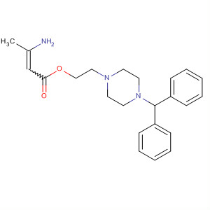 2-(4-Diphenylmethyl-1-piperazinyl)ethyl 3-aminocrotonate Structure,90096-33-6Structure