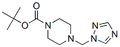 4-[1,2,4]Triazol-1-ylmethyl-piperazine-1-carboxylic acid tert-butyl ester Structure,904816-91-7Structure