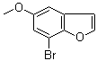 7-Bromo-5-methoxybenzofuran Structure,90484-47-2Structure