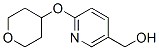 5-(Hydroxymethyl)-2-(tetrahydropyran-4-yloxy)pyridine Structure,906352-79-2Structure