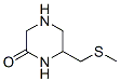 2-Piperazinone, 6-[(methylthio)methyl]- Structure,907973-22-2Structure