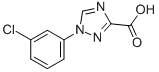 1-(3-Chlorophenyl)-1h-1,2,4-triazole-3-carboxylic acid Structure,90839-68-2Structure