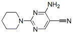 4-Amino-2-(1-piperidinyl)pyrimidine-5-carbonitrile Structure,90973-23-2Structure