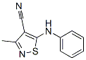 5-Anilino-3-methylisothiazole-4-carbonitrile Structure,91093-88-8Structure