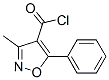 3-Methyl-5-phenyl-4-isoxazolecarbonyl chloride Structure,91182-77-3Structure