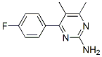 4-(4-Fluorophenyl)-5,6-dimethylpyrimidin-2-amine Structure,913322-60-8Structure