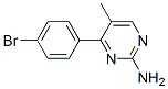 4-(4-Bromophenyl)-5-methylpyrimidin-2-amine Structure,913322-70-0Structure