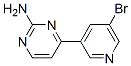 4-(5-Bromopyridin-3-yl)pyrimidin-2-amine Structure,913322-73-3Structure