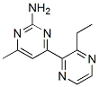 4-(3-Ethylpyrazin-2-yl)-6-methyl-pyrimidin-2-amine Structure,913322-76-6Structure