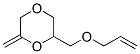 1,4-Dioxane, 2-methylene-6-[(2-propenyloxy)methyl]-(9ci) Structure,913813-80-6Structure