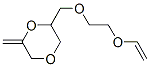 1,4-Dioxane, 2-[[2-(ethenyloxy)ethoxy]methyl]-6-methylene- Structure,913813-81-7Structure