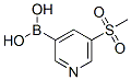 5-(Methylsulfonyl)-3-pyridineboronic acid Structure,913836-01-8Structure