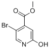 Methyl 5-Bromo-2-Hydroxyisonicotinate Structure,913836-17-6Structure