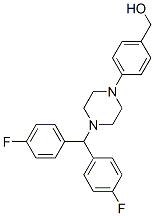 4-{4-[Bis(4-fluorophenyl)methyl]piperazinyl}benzyl alcohol Structure,914349-62-5Structure