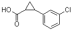 2-(3-Chlorophenyl)cyclopropanecarboxylic acid Structure,91552-11-3Structure