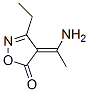 5(4H)-isoxazolone, 4-(1-aminoethylidene)-3-ethyl- Structure,916612-52-7Structure