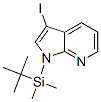 1H-Pyrrolo[2,3-b]pyridine, 1-[(1,1-dimethylethyl)dimethylsilyl]-3-iodo- Structure,918524-22-8Structure