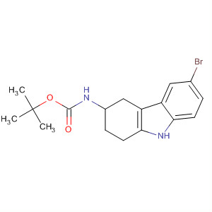 6-Bromo-2,3,4,9-tetrahydro-1h-carbazol-3-yl-carbamic acid tert-butyl ester Structure,918792-94-6Structure