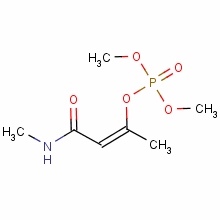 Phosphoric acid dimethyl (1z)-1-methyl-3-(methylamino)-3-oxo-1-propen-1-yl ester Structure,919-44-8Structure