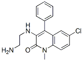 2(1H)-quinolinone, 3-[(2-aminoethyl)amino]-6-chloro-1-methyl-4-phenyl- Structure,919296-53-0Structure