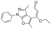 2-Propenal, 3-(3,5-dimethyl-1-phenyl-1h-furo[2,3-c]pyrazol-4-yl)-3-ethoxy- Structure,928850-55-9Structure