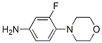 3-Fluoro-4-morpholin-4-yl-phenylamine Structure,93246-53-8Structure