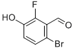 6-Bromo-2-fluoro-3-hydroxybenzaldehyde Structure,935534-46-6Structure