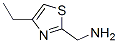 2-Thiazolemethanamine, 4-ethyl- Structure,936940-69-1Structure