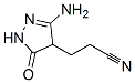 1H-pyrazole-4-propanenitrile, 3-amino-4,5-dihydro-5-oxo- Structure,937690-29-4Structure