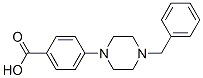 4-(4-Benzyl-piperazin-1-yl)-benzoic acid Structure,94038-26-3Structure